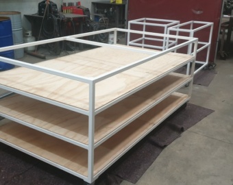 mild steel custom built table